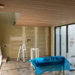 クロス張りの下地施工