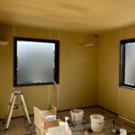 クロス張りの下地施工